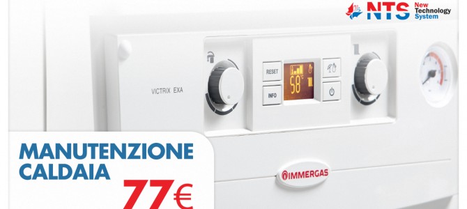 Manutenzione Caldaia: 77€ + OMAGGIO Controllo Sicurezza Tenuta Gas Impianto
